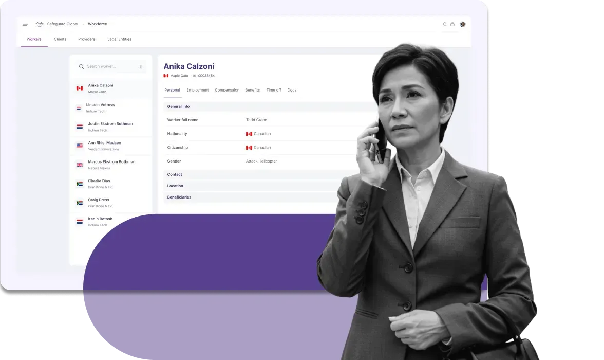 Woman talking over phone
