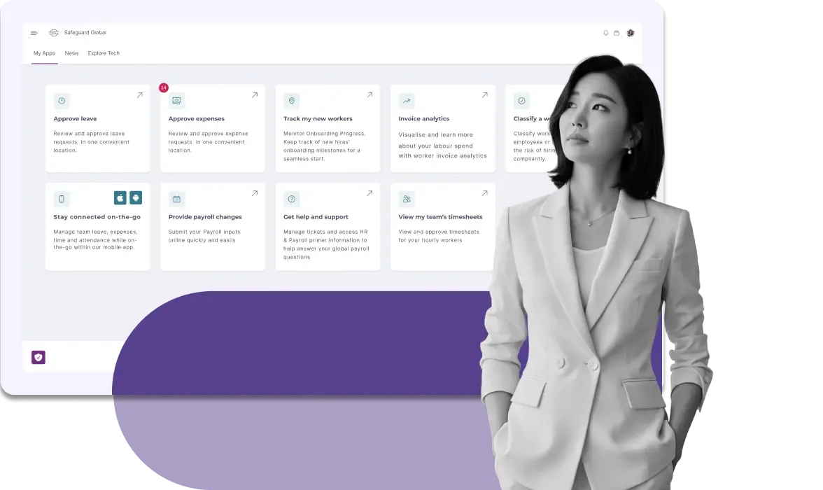 Woman and a solution screenshot