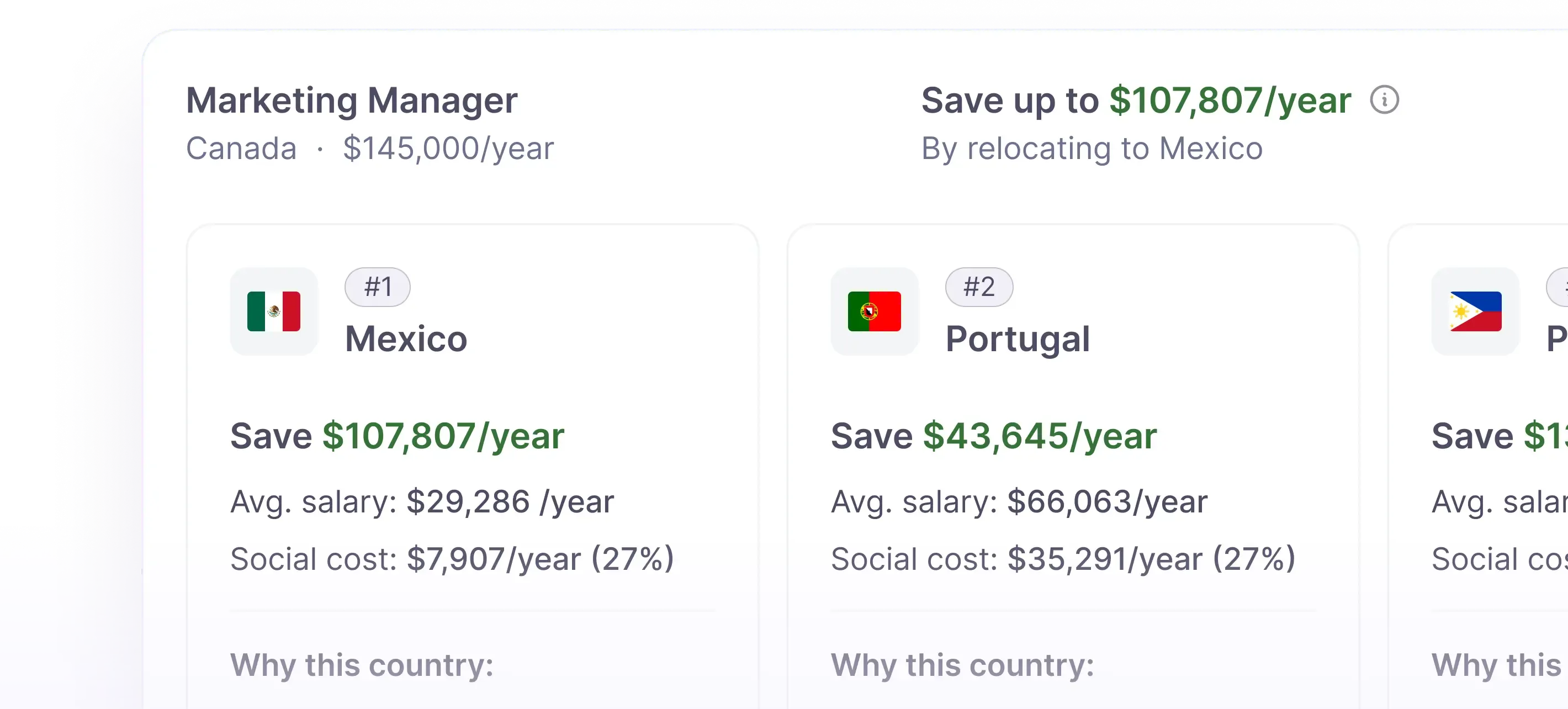 Statistics table summary