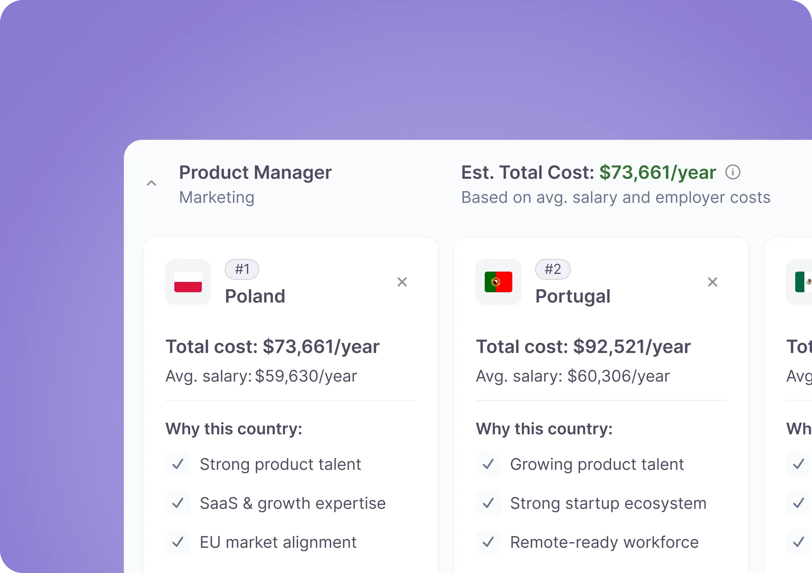 Exmaple comparison screenshot